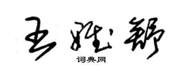 朱锡荣王雅舒草书个性签名怎么写
