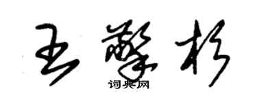 朱锡荣王擎杉草书个性签名怎么写