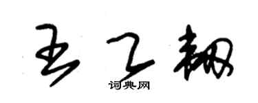 朱锡荣王乙韧草书个性签名怎么写