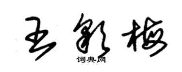 朱锡荣王彩梅草书个性签名怎么写
