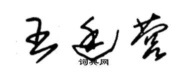 朱锡荣王廷营草书个性签名怎么写