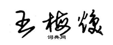 朱锡荣王梅焕草书个性签名怎么写