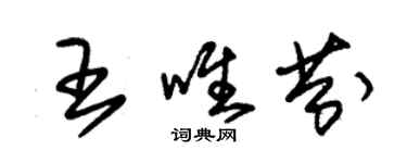 朱锡荣王唯芬草书个性签名怎么写