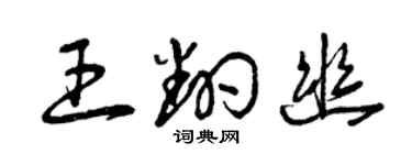 曾庆福王翻幽草书个性签名怎么写