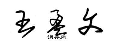 朱锡荣王盈文草书个性签名怎么写