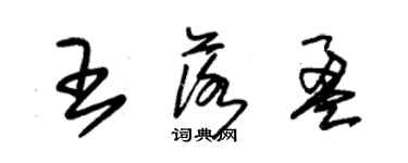 朱锡荣王落盈草书个性签名怎么写