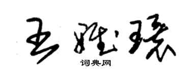 朱锡荣王雅环草书个性签名怎么写
