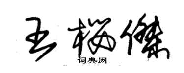 朱锡荣王樱杰草书个性签名怎么写