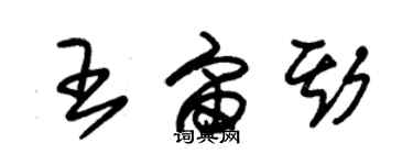 朱锡荣王宙斯草书个性签名怎么写