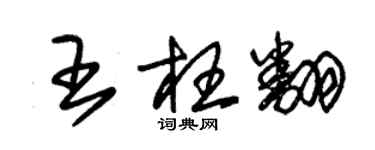 朱锡荣王枉翻草书个性签名怎么写