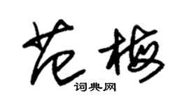 朱锡荣范梅草书个性签名怎么写