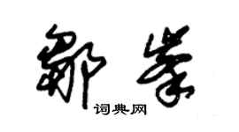 朱锡荣邹峰草书个性签名怎么写