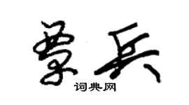 朱锡荣覃兵草书个性签名怎么写