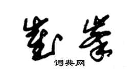 朱锡荣崔峰草书个性签名怎么写