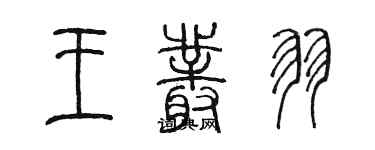 陈墨王丛羽篆书个性签名怎么写