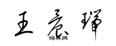 梁锦英王晨瑞草书个性签名怎么写