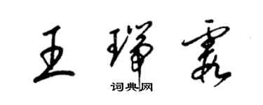 梁锦英王瑞霞草书个性签名怎么写