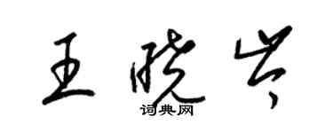 梁锦英王晓岑草书个性签名怎么写