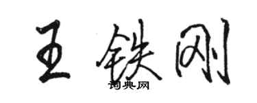 骆恒光王铁刚行书个性签名怎么写