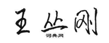 骆恒光王丛刚行书个性签名怎么写
