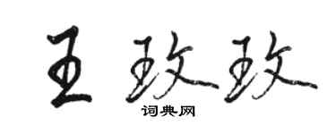 骆恒光王玫玫行书个性签名怎么写