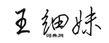 骆恒光王细妹行书个性签名怎么写