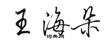 骆恒光王海朵行书个性签名怎么写