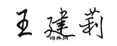 骆恒光王建莉行书个性签名怎么写