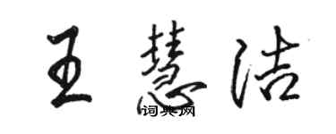 骆恒光王慧洁行书个性签名怎么写