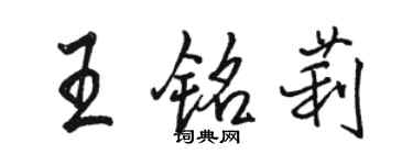 骆恒光王铭莉行书个性签名怎么写