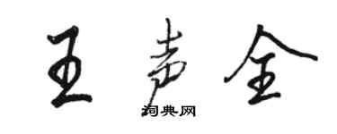 骆恒光王声全行书个性签名怎么写