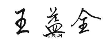 骆恒光王益全行书个性签名怎么写