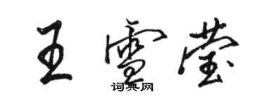 骆恒光王雪莹行书个性签名怎么写