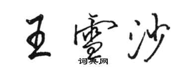 骆恒光王雪沙行书个性签名怎么写