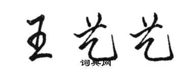 骆恒光王艺艺行书个性签名怎么写