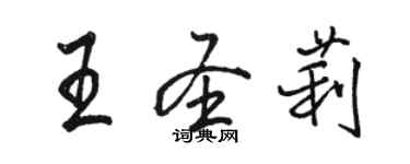 骆恒光王圣莉行书个性签名怎么写