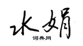 王正良水娟行书个性签名怎么写