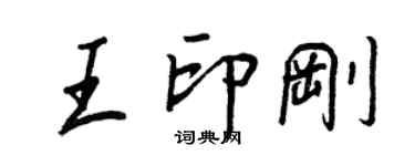 王正良王印刚行书个性签名怎么写