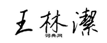 王正良王林洁行书个性签名怎么写