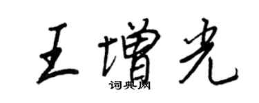 王正良王增光行书个性签名怎么写