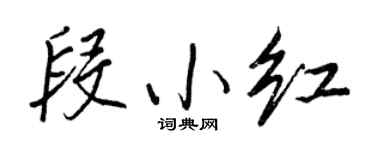 王正良段小红行书个性签名怎么写