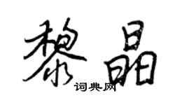 王正良黎晶行书个性签名怎么写