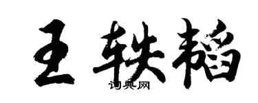 胡问遂王轶韬行书个性签名怎么写
