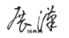 骆恒光展汉草书个性签名怎么写