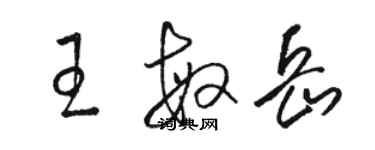 骆恒光王敏岳草书个性签名怎么写