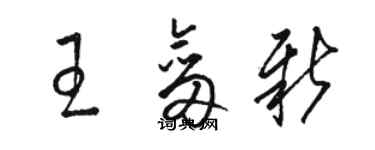 骆恒光王剑新草书个性签名怎么写