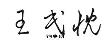 骆恒光王民忱草书个性签名怎么写