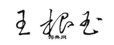 骆恒光王根玉草书个性签名怎么写
