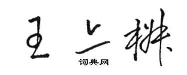 骆恒光王亦椒草书个性签名怎么写