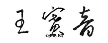 骆恒光王赛音草书个性签名怎么写